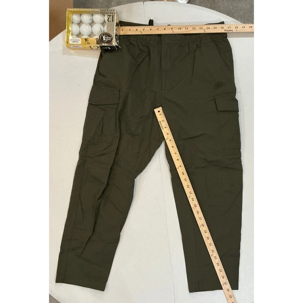 Nike Cargo Pants Military Cotton Nylon Utility Gorpcore Streetwear XL Olive